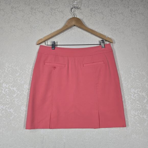 Fairway & Greene Annie Skort Skirt sz 6 Peach Sunrise Golf Athletic READ - Picture 6 of 12